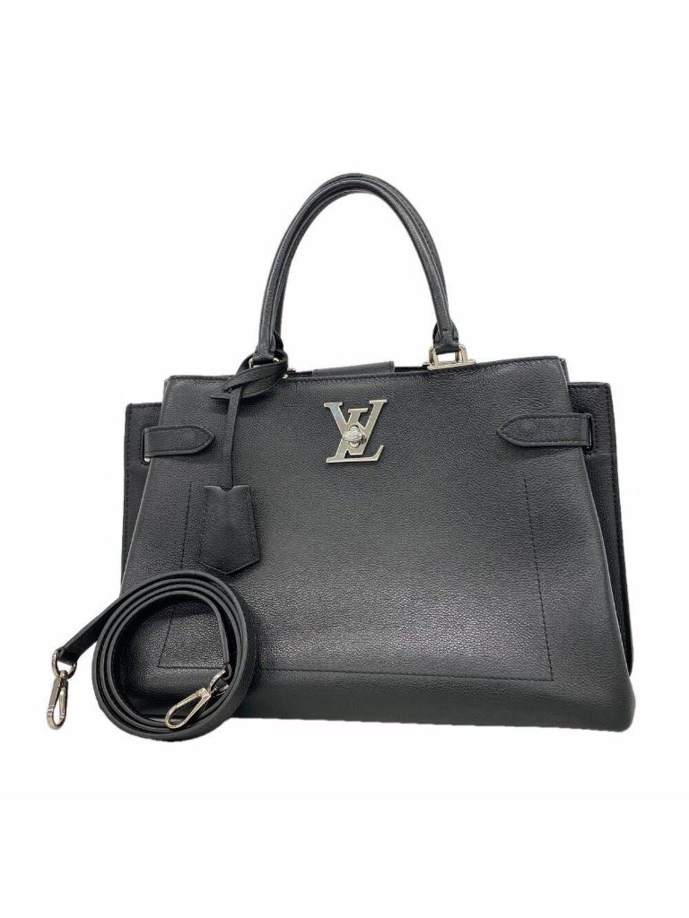 Louis Vuitton Handbag Lockme Day Noir 2-Way Bag